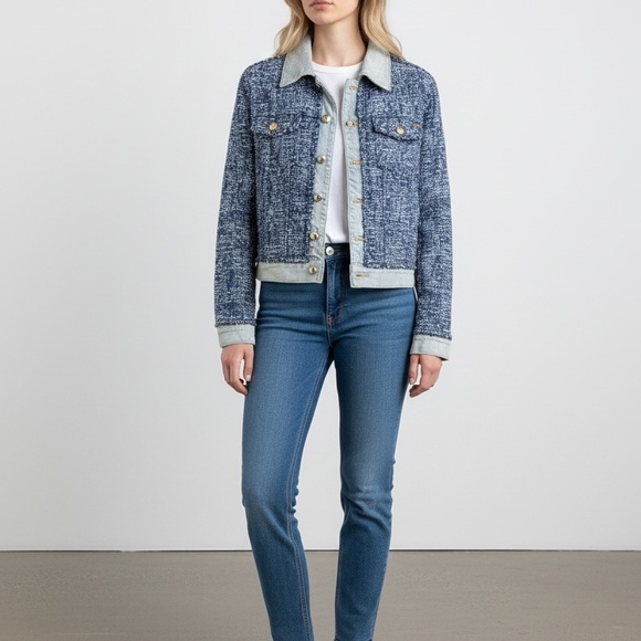 Juicy Couture Jackets & Blazers - Juicy Couture Black Label Twilled Jean Jacket